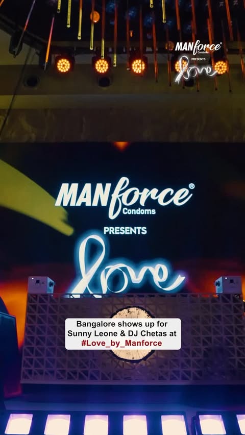 Instagram post by @the_best_motivation_14 for Manforce Condoms. Caption reads: [...] @djchetas #LoveByManforce #Manforce....