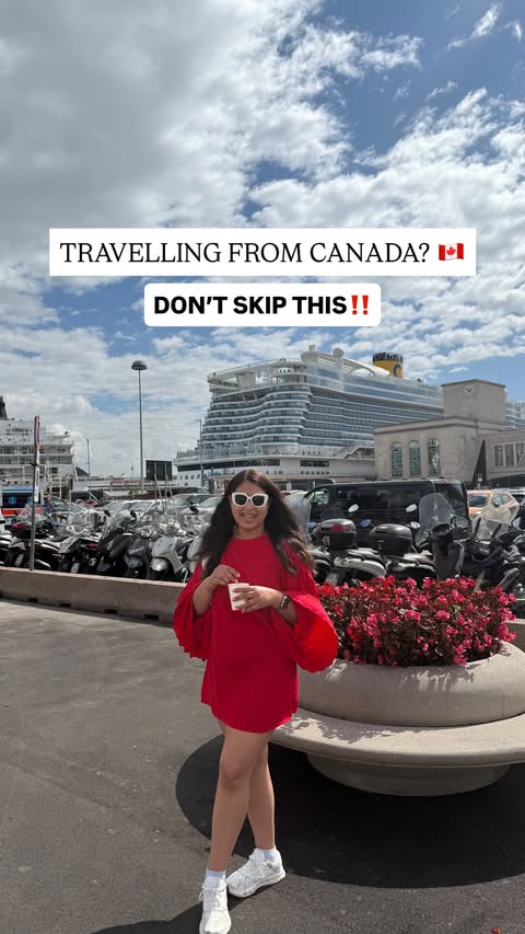 Instagram post by @waddupcanada for Staples. Caption reads: ‼️We learned this travel lesson the hard way‼️....