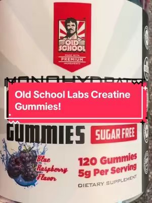 TikTok post by @im_still_here_11 for Old School Labs. Caption reads: [...] way to keep creatine in my routine. Old....