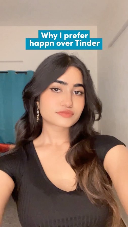 Instagram post by @megnnnnaaaaaa for Happn. Caption reads: There’s no right time, right place. 
Only right....