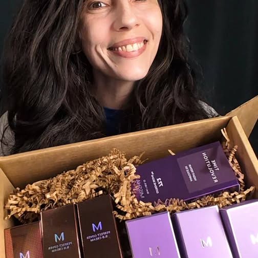 Instagram post by @jaaaaaaaaaaaaaac for Missha Us. Caption reads: MISSHA’s new Purple BB Cream is the perfect blend....