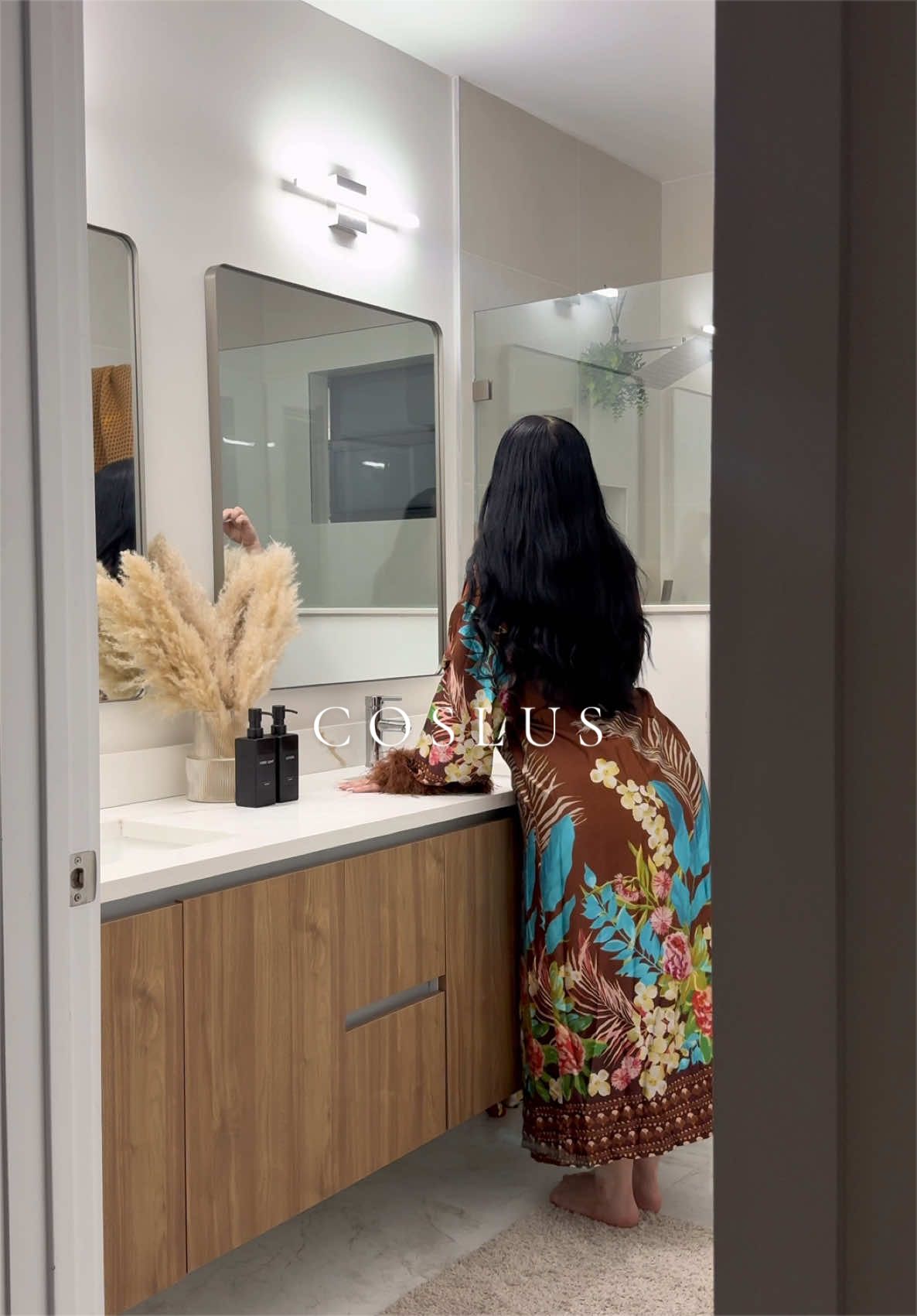 TikTok post by @jackiekxhl for Coslus. Caption reads: [...] can’t imagine my routine without my COSLUS....