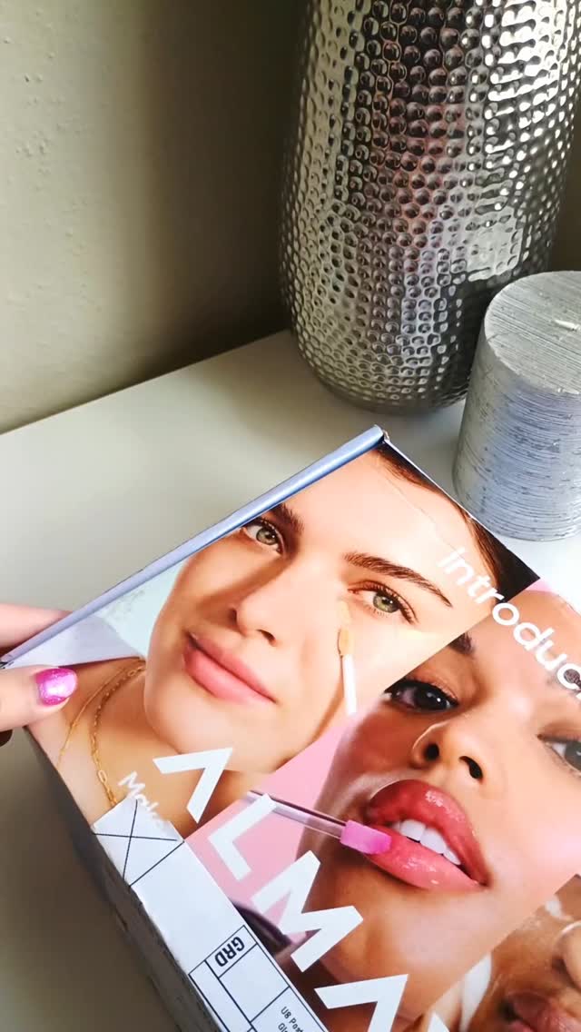 Instagram post by @alissa.denae for ALMAY. Caption reads: Almay Makeup Haul, Yes Please! I'm so impressed....