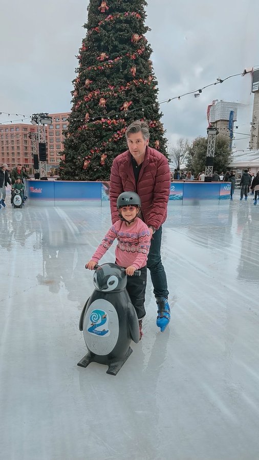 Instagram post by @lululoveslondon for Westfield London. Caption reads: #ad From the magical experience of the Ice Rink at....