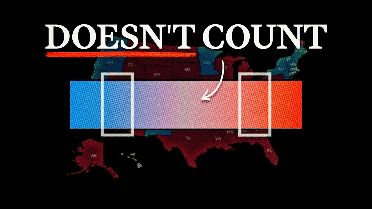 YouTube post by @maxfisher for Ground Up. Caption reads: Most US elections don't count.