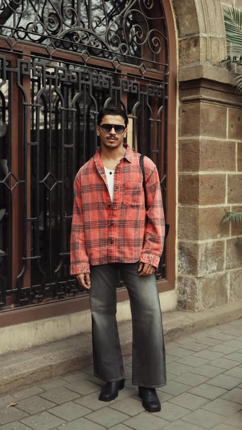 Instagram post by @kunalbhosle_ for Nykaa Fashion. Caption reads: [...] looks are always sorted with @hm on....