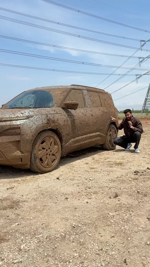 Instagram post by @anubhavchauhan780 for TATA.ev. Caption reads: [...] 400km & 500km (On Road Tested Range)....