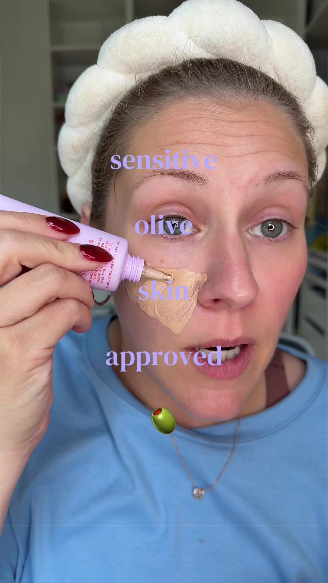 TikTok post by @itsabbyak for Tower 28 Beauty. Caption reads: @Tower 28 Beauty #tower28beauty [...].