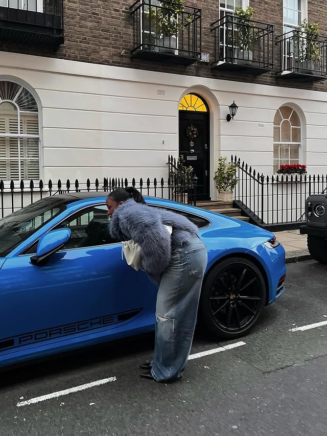 Instagram post by @rachelxkamm for PrettyLittleThing. Caption reads: With love 🤍.