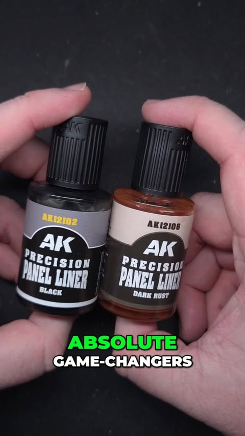 Instagram post by @thepaintingcoach for AK-Interactive. Caption reads: #ad My new favourite painting tool -....