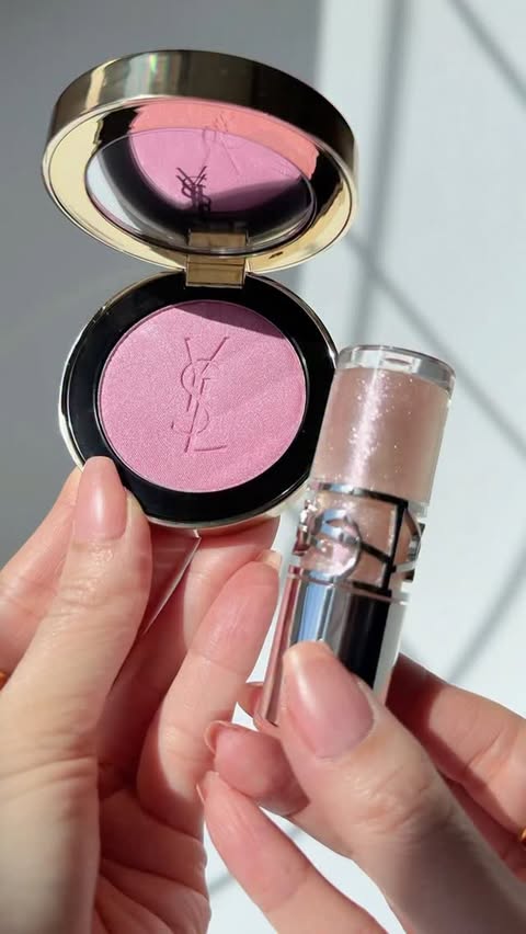 Instagram post by an influencer for YSL Beauty. Caption reads: Prettiness overload ✨ @yslbeauty ✨Loveshine....