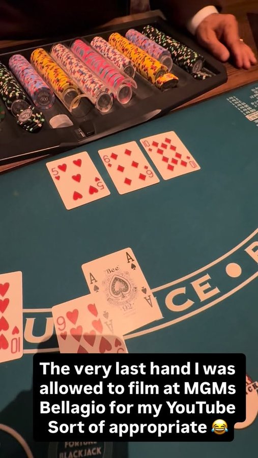 Instagram post by @casinocompwallet for MGM Resorts. Caption reads: They told me to “email for permission” I have been....