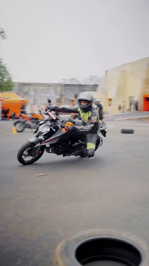Instagram post by @mittuz_ for KTM. Caption reads: [...] thing: READY TO RACE🧡🏁 Tested the full KTM....