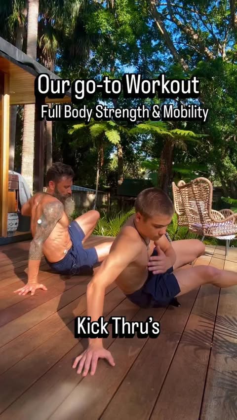 Instagram post by @fam_hiit_squad for 2XU. Caption reads: Our Go-To Full Body Workout for Strength &....