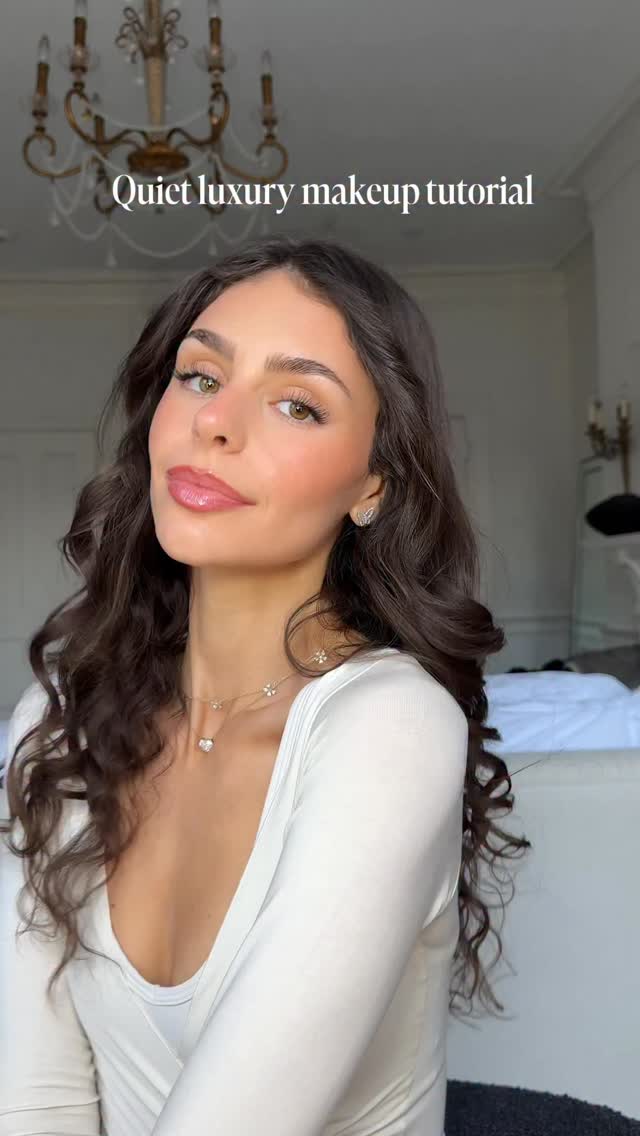 Instagram post by @kirakirby for Chantecaille. Caption reads: Ultimate quiet luxury makeup products....