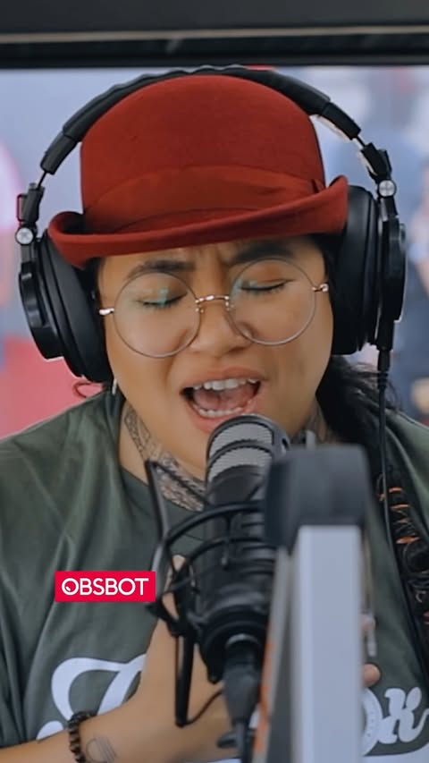 Instagram post by @balisongmusik for OBSBOT. Caption reads: [...] 📍 Hollywood, Los Angeles Sponsored by:....