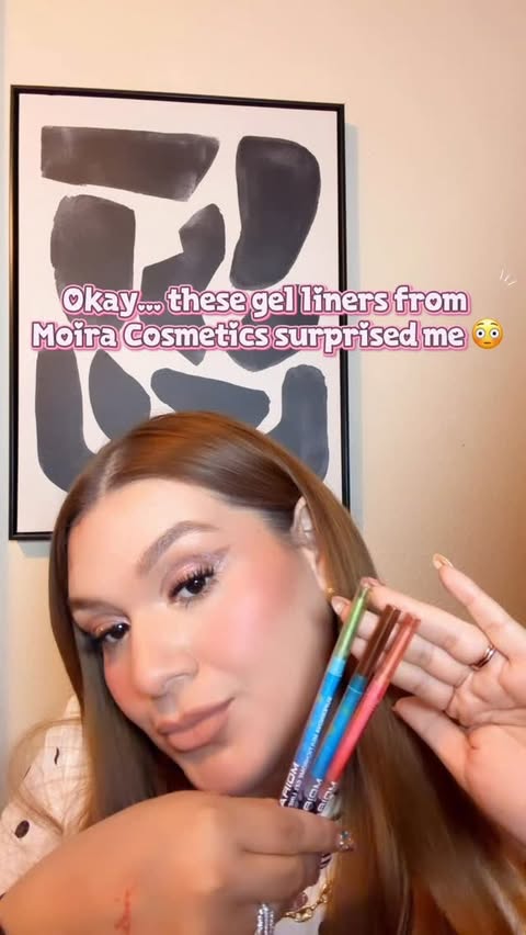 Instagram post by @makeupbyevette_ for MOIRA Cosmetics. Caption reads: Okay… this one surprised me 🩷✨😳 @moiracosmetics....
