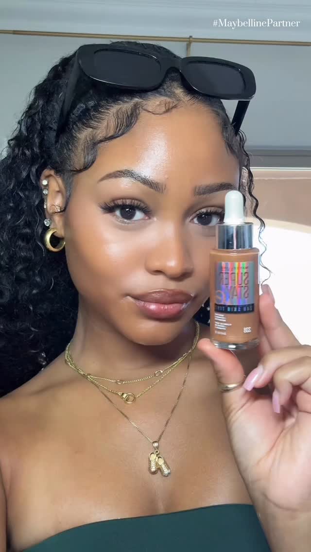 Instagram post by @tay.1235 for Maybelline. Caption reads: Spend the day with me and my @maybelline 24 hour....
