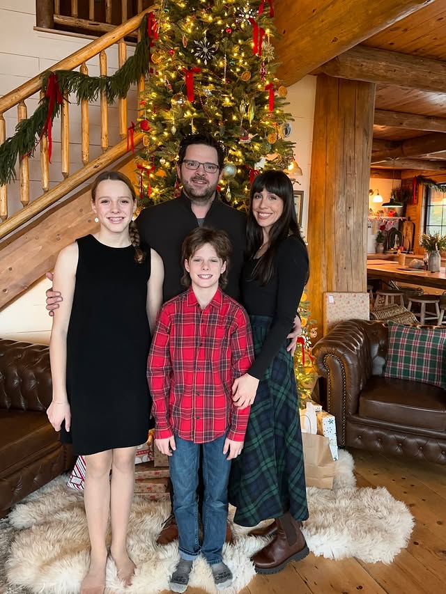 Instagram post by @turner.farm for Balsam Hill. Caption reads: Merry Christmas from our family to yours! 🎄 may....