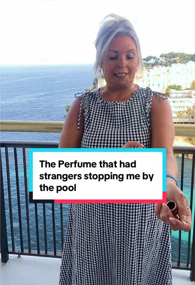 TikTok post by @tracey2048 for Salsabeel Perfumes. Caption reads: The smell that gets you noticed #nylaperfumereview....