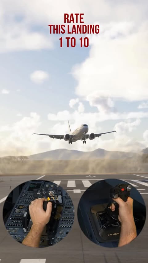 Instagram post by @feelrealsimulation for MOZA Racing. Caption reads: [...] MSFS 2024 | @moza_racing_official . .....