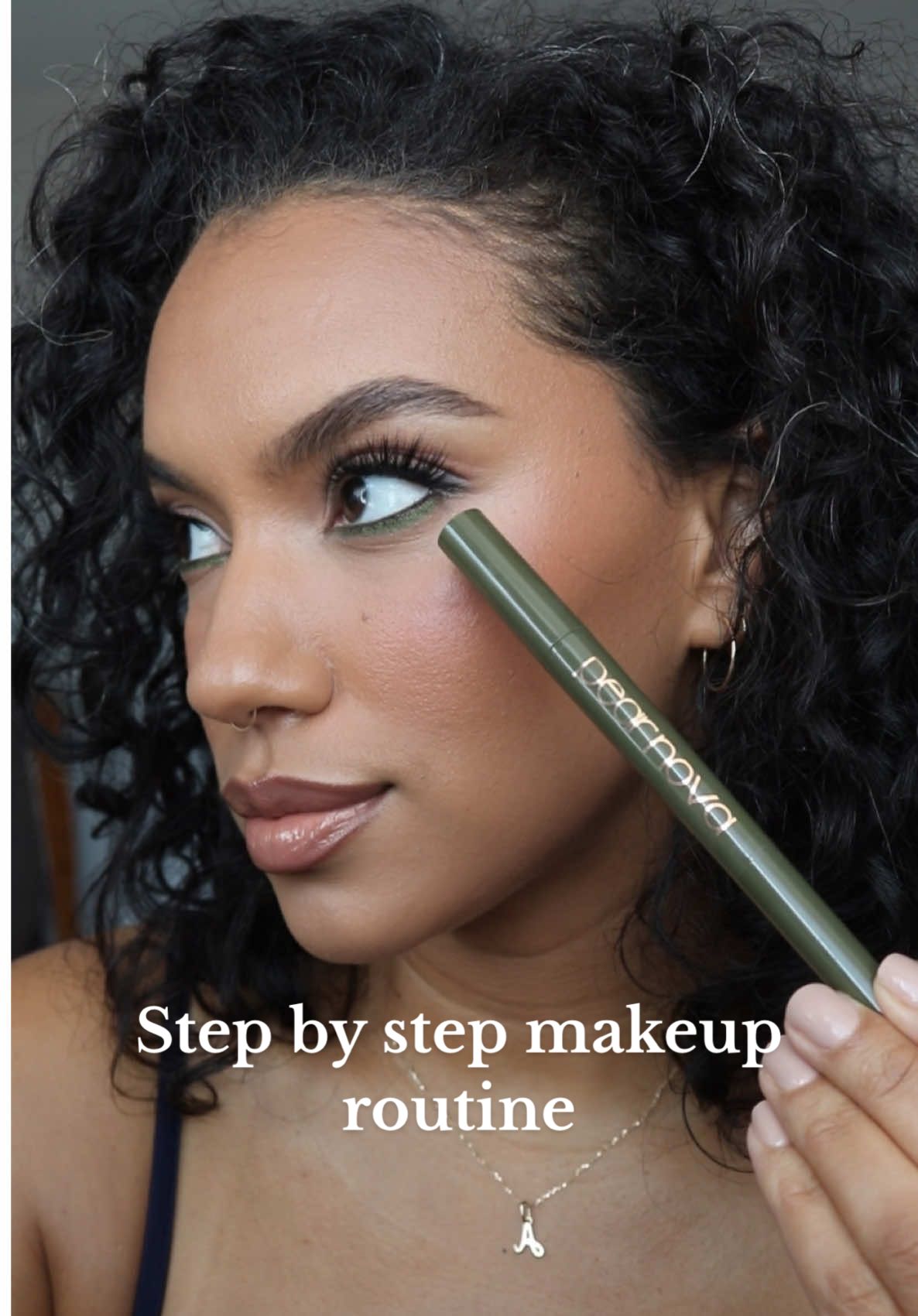 TikTok post by @_rachilla for Freck Beauty. Caption reads: Replying to @Nat I’m no makeup artist, but this is....