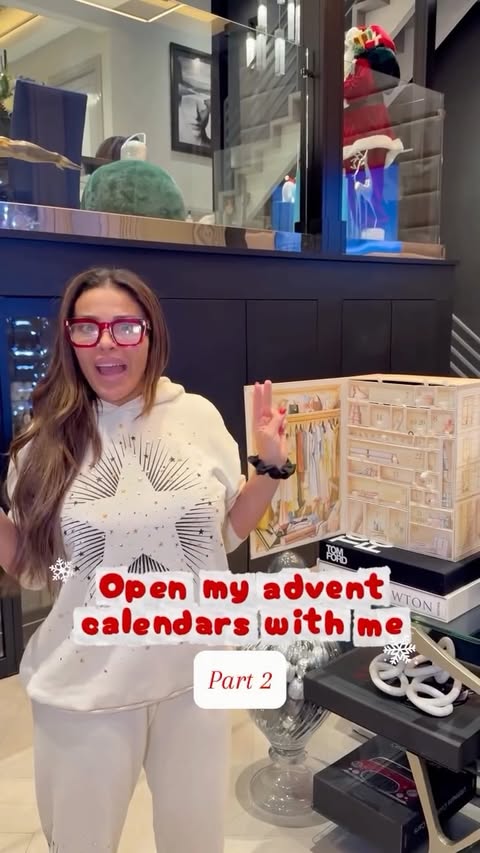 Instagram post by @dolorescatania for Liberty London. Caption reads: PART 2 of opening my advent calendars! 🎁 Which....