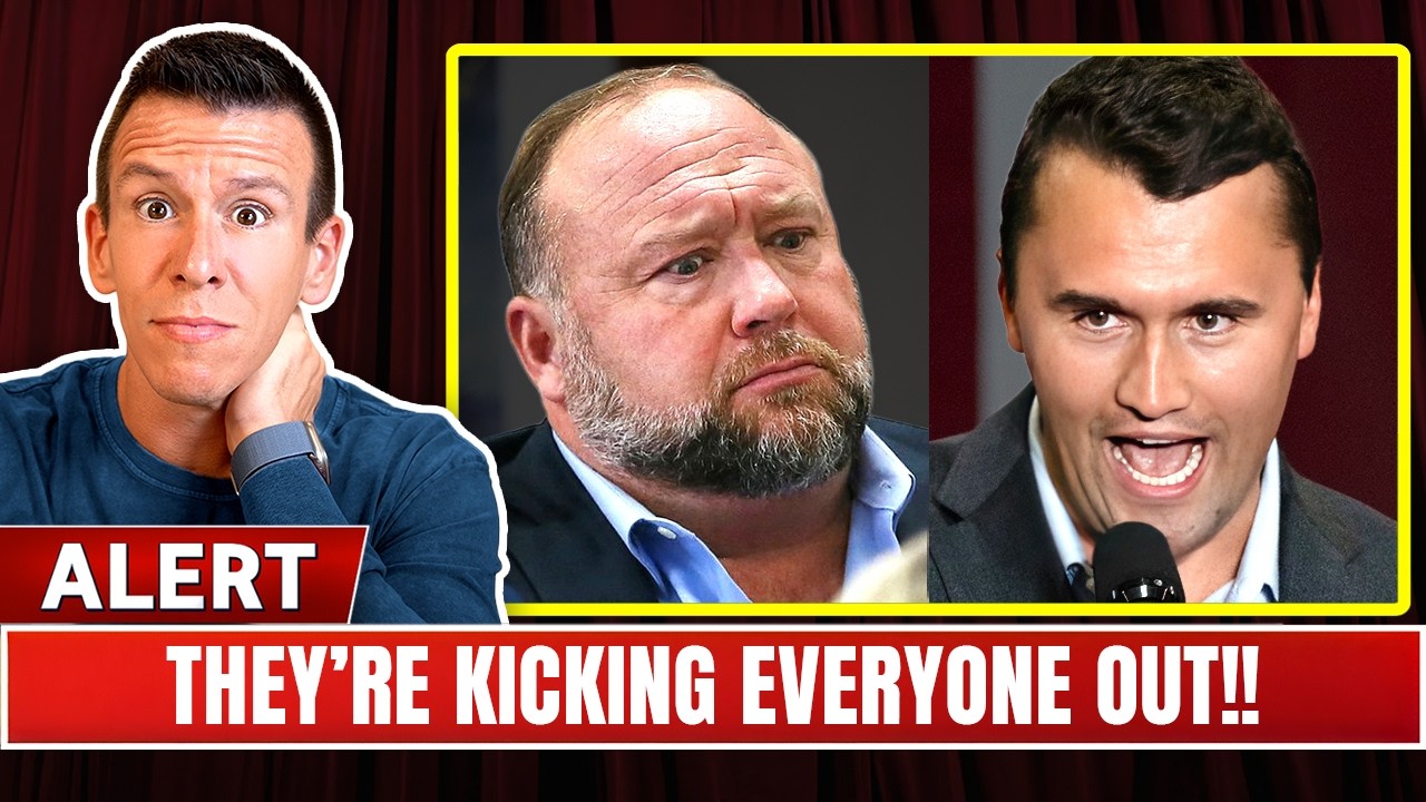 YouTube post by @PhilipDeFranco for ZipRecruiter. Caption reads: Charlie Kirk PMF Situation Has Divided The....