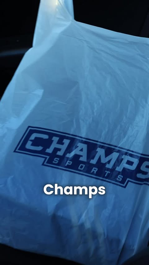 Instagram post by @bpofooty for Champs Sports. Caption reads: You HAVE to check out @champssports this holiday....