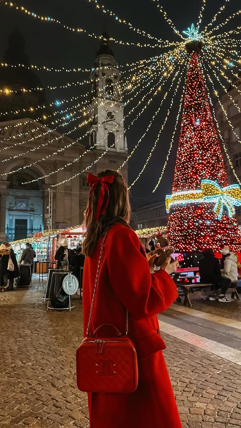 Instagram post by @fashioninmysoul for Four Seasons. Caption reads: You, me & Budapest this Christmas?🎄 There is only....