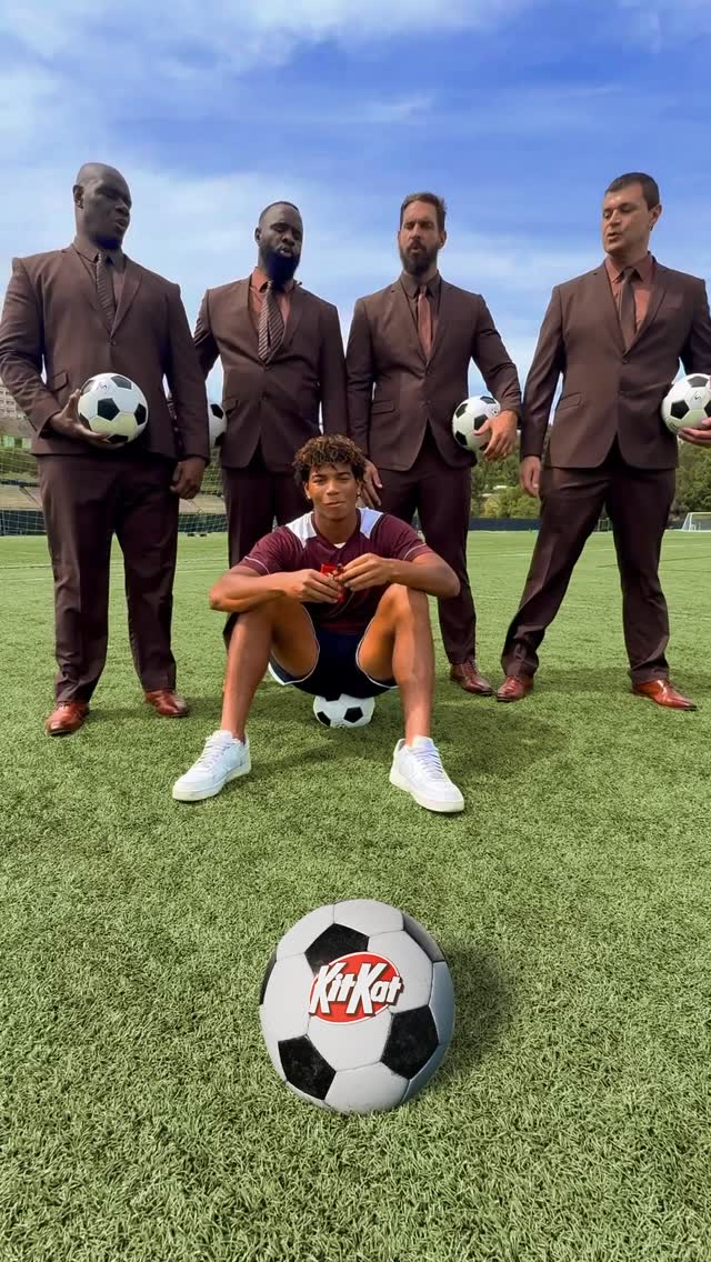 Instagram post by @tre.wright_iii for KitKat. Caption reads: Sub in a break.
Practice was rough today – good....