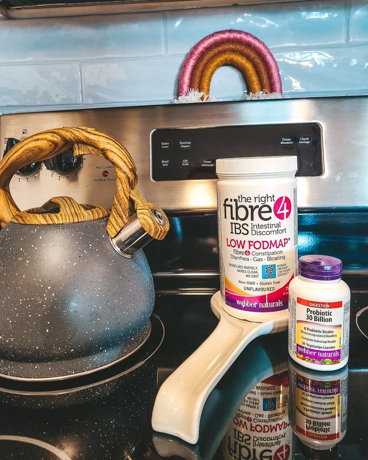 Instagram post by @peeksofkeeks for Webber Naturals. Caption reads: [...] enzymes and a quality probiotic. Webber....