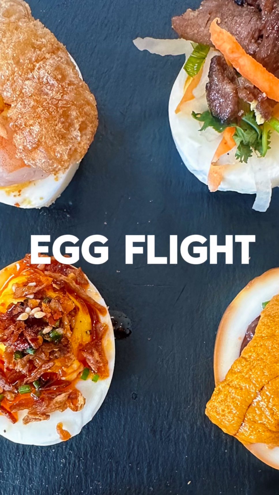 Instagram post by @thetastebud for Incredible Egg. Caption reads: Deviled eggs inspired by AAPI Heritage Month. (I....