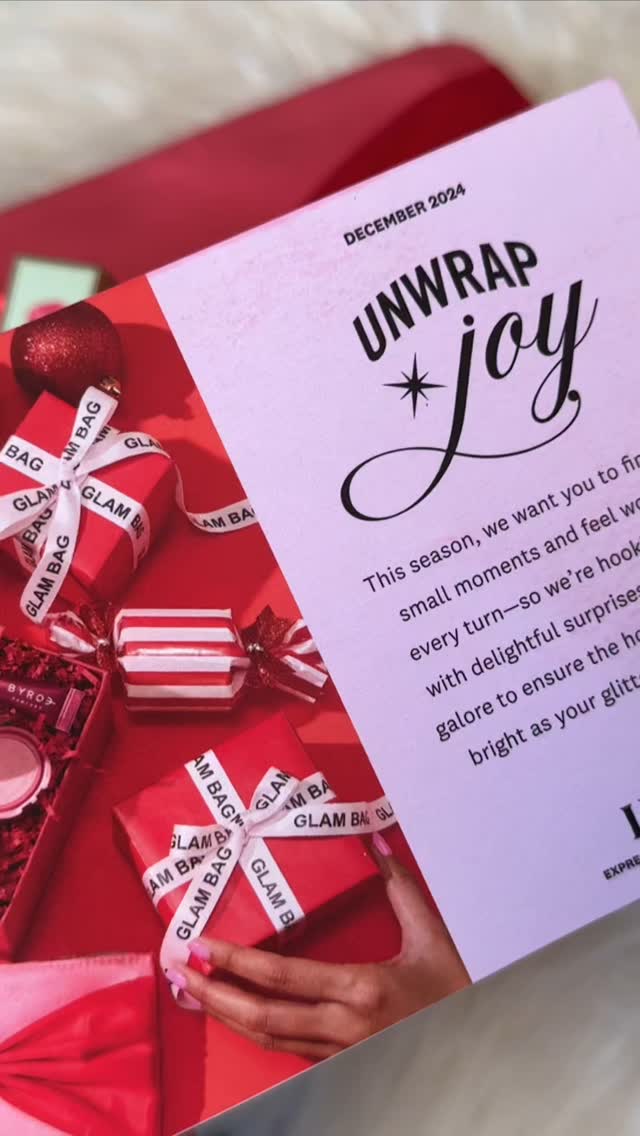 Instagram post by @msbellastyle for Boxycharm. Caption reads: Unwrap JOY✨️❤️ @ipsy 
#GiftedByIPSY #ipsy #glambag....