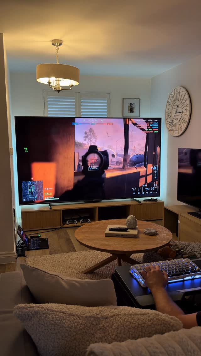 Instagram post by @developeradam for NVIDIA GeForce. Caption reads: [...] Most definitely thanks to the latest....
