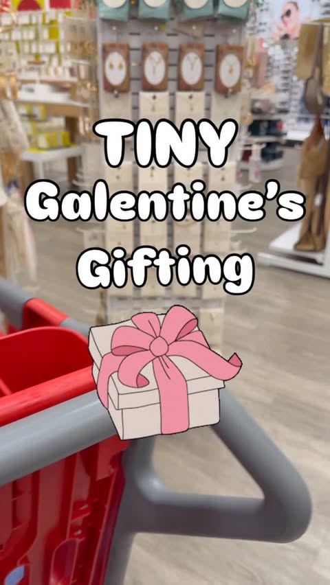 Instagram post by @allthingstargettx for Tiny Tags. Caption reads: [...] gift idea for Valentine’s weekend? @tinytags....