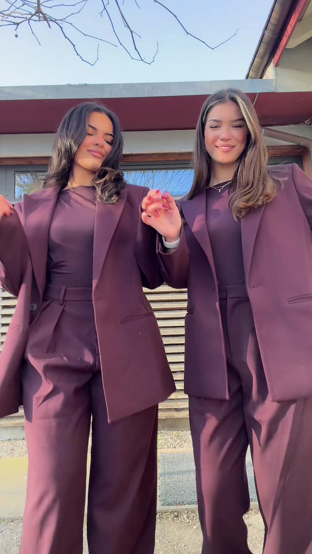 TikTok post by @call.us.duo for BABYBOO FASHION. Caption reads: Fits @Babyboo 🍇 #fyp #foryou #fürdich #babybooo |....