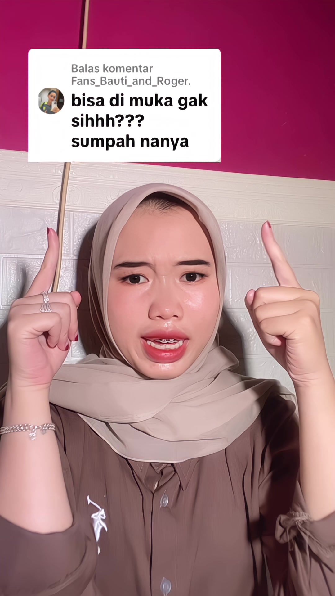 TikTok post by @yvy_agstn for Beauty Of Angel. Caption reads: [...] + kulit lembut pakai Body Lotion Beauty of....