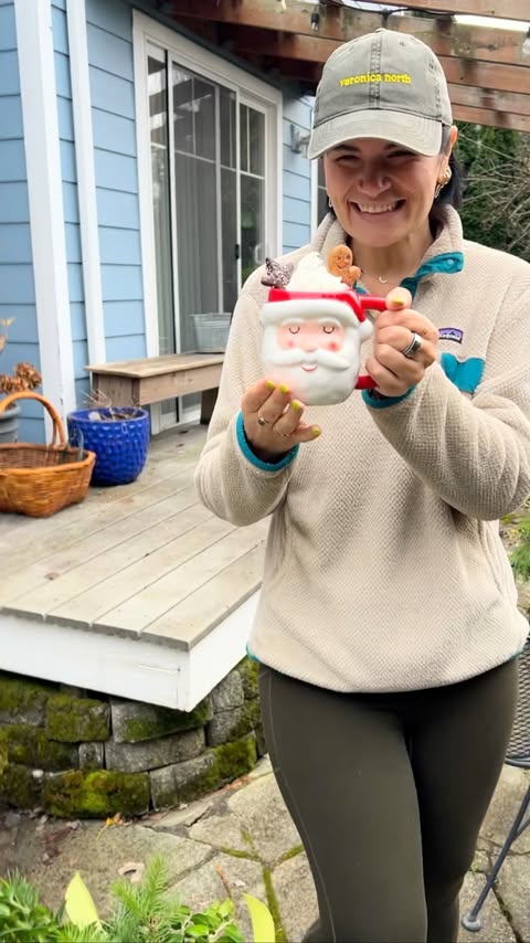 Instagram post by @ohhiitsnichole for Healthline. Caption reads: Mashed Potatoes, Green Bean Casserole, and Apple....