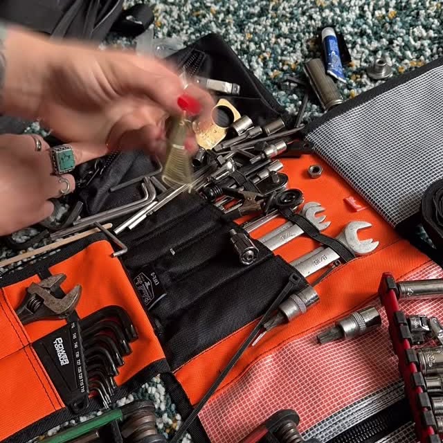 Instagram post by @jescakate for Biltwell. Caption reads: Today’s the day where I am wondering why I didn’t....