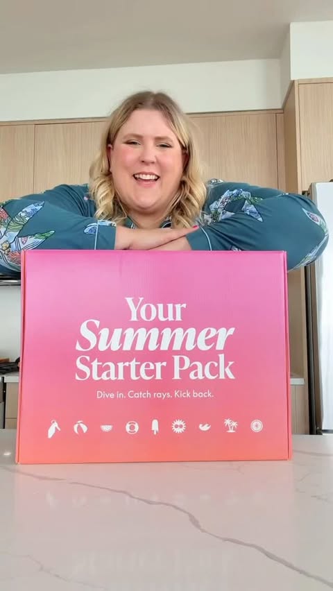 Instagram post by @glitterandlazers for Lane Bryant. Caption reads: [...] sunshine and summer - so thank you to Lane....