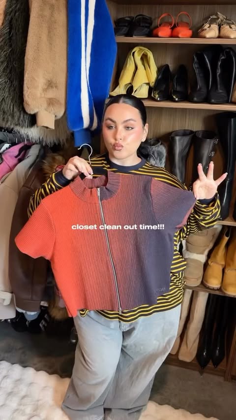 Instagram post by @avericamille for Depop. Caption reads: last @depop drop of the year is OTW🏃🏻‍♀️ sharing....