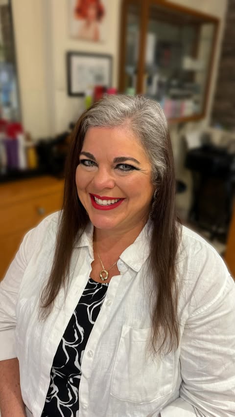 Instagram post by @jackmartincolorist for SalonCentric. Caption reads: This beautiful client traveled from Kansas for a....