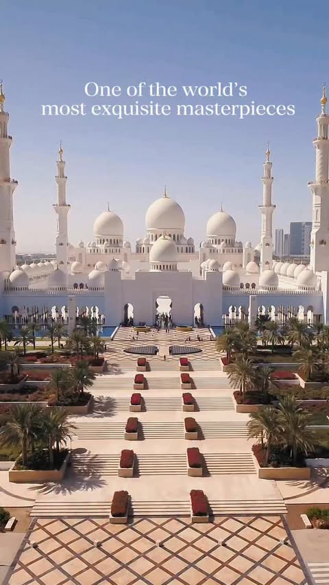 Instagram post by @jade_lostinbeauty_ for Visit Abudhabi. Caption reads: 🌙There are places that stop you mid-step - and....