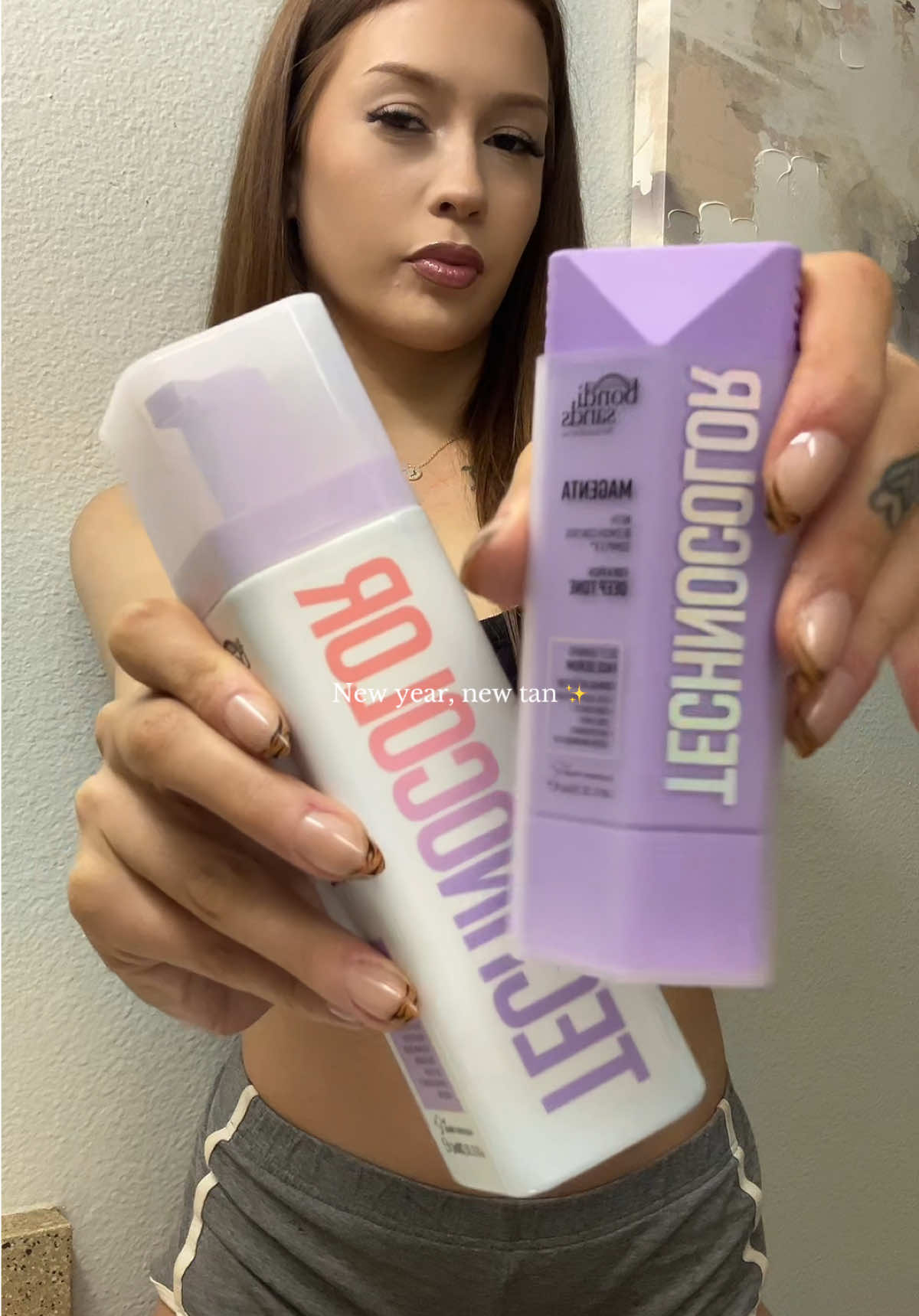 TikTok post by @lizzie.mcclainn for Bondisands. Caption reads: [...] @Bondi Sands @Ulta Beauty #bondisands....