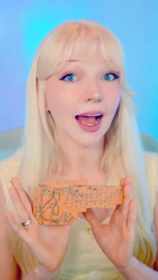 Instagram post by @atarabyte for PCBWay. Caption reads: #AD I love Soldering Thank you @pcbway I made it....