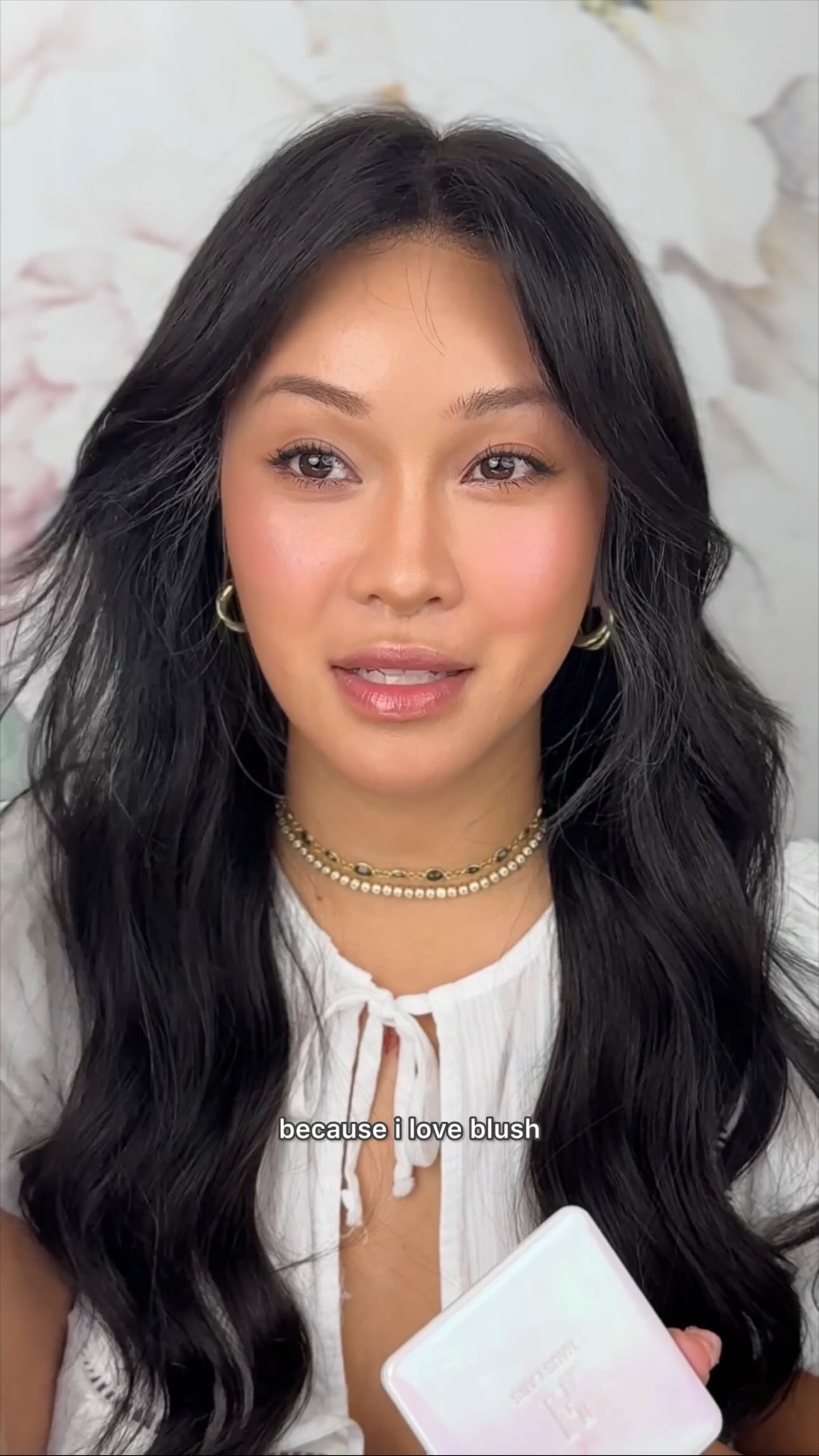 Instagram post by @judylim.makeup for Haus Labs. Caption reads: Finally a five minute makeup routine that actually....