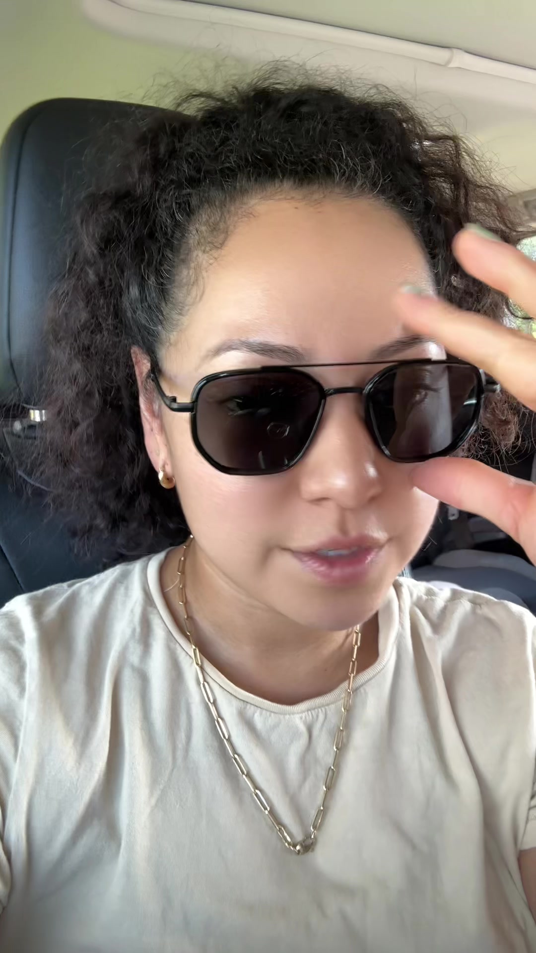 TikTok post by an influencer for Zen Zest. Caption reads: [...] #sunglasses #summerstyle @Zen Zest.