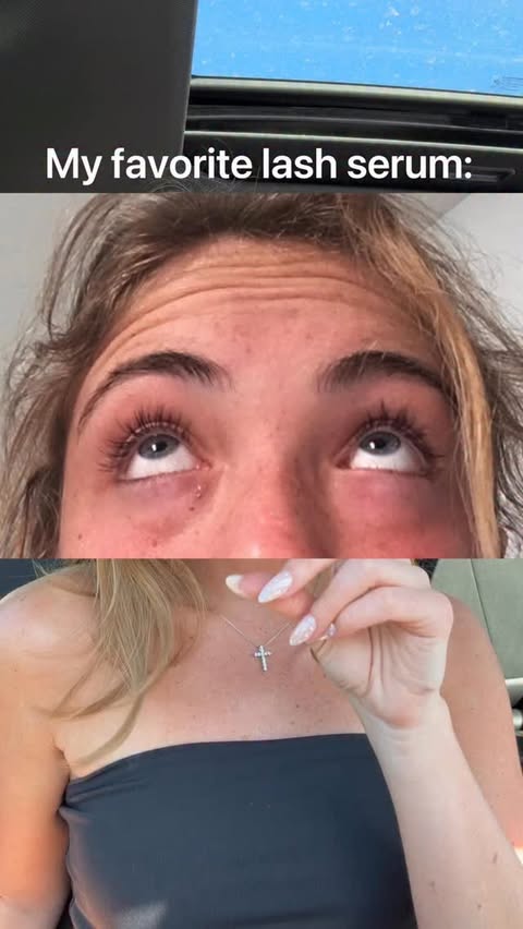 Instagram post by @katieraym0nd for Babe Original. Caption reads: [...] lash serum at target now! Congrats....