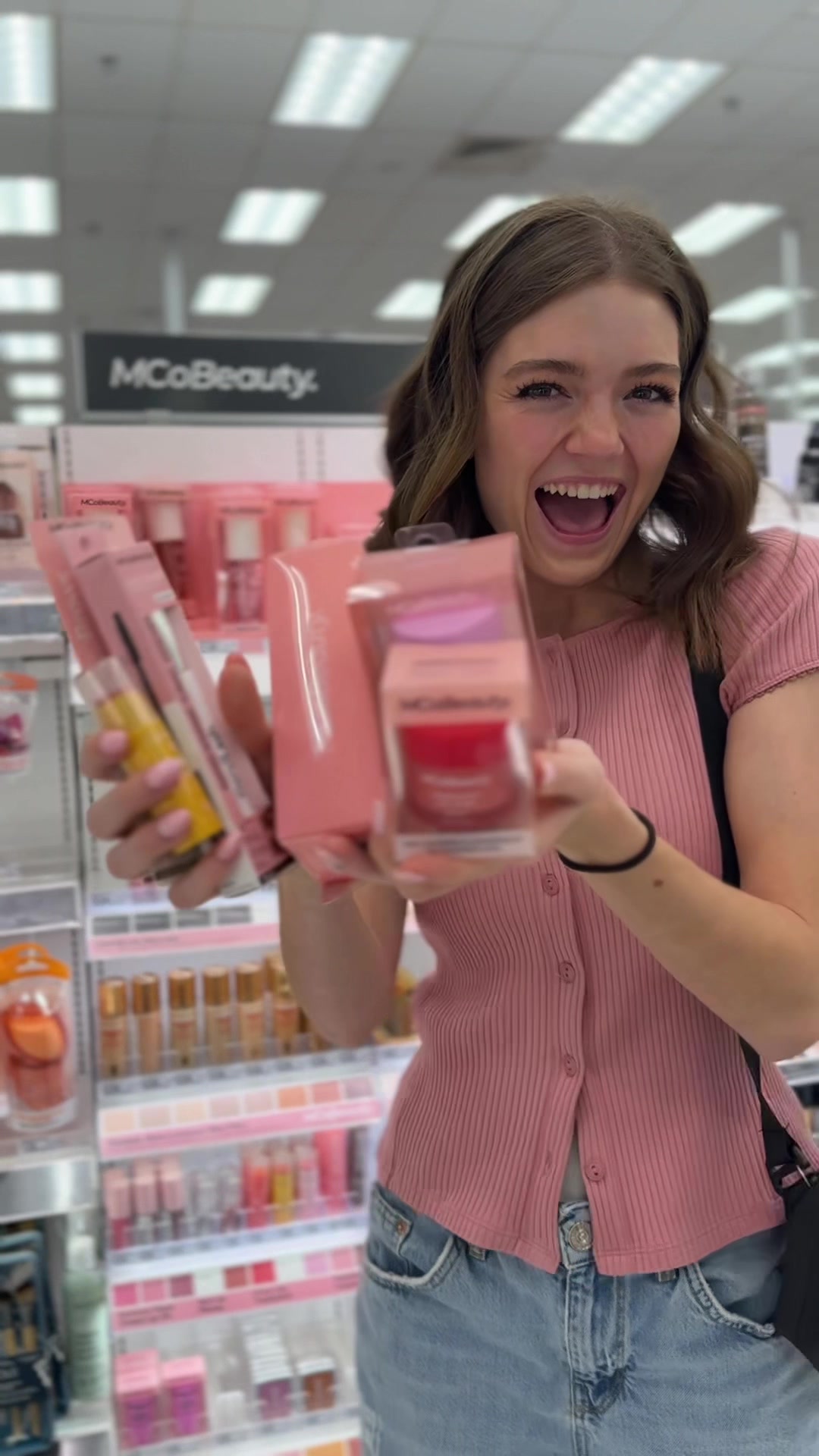 TikTok post by @justjordan33 for MCoBeauty. Caption reads: Live laugh love MCoBeauty !!! Sale ends July 5th....